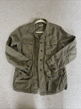 Hartford utility jacket army green
